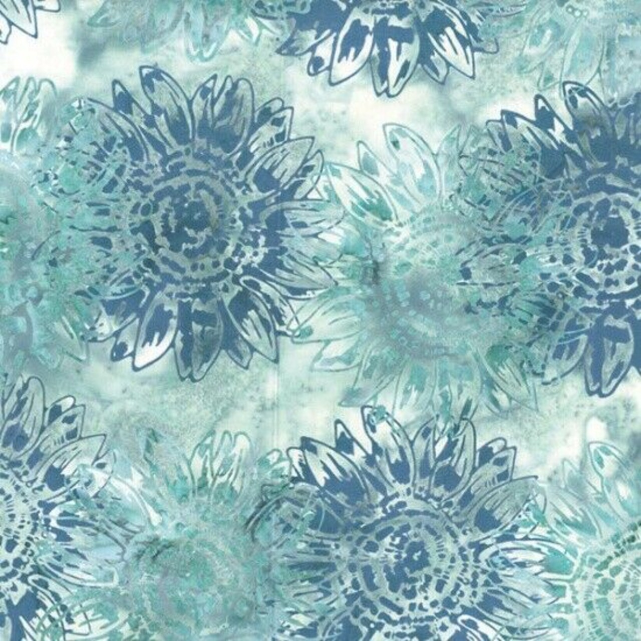 Sea Glass McKenna Ryan 1895-402 Hand Dyed Batiks in Bali by Hoffman Fabrics